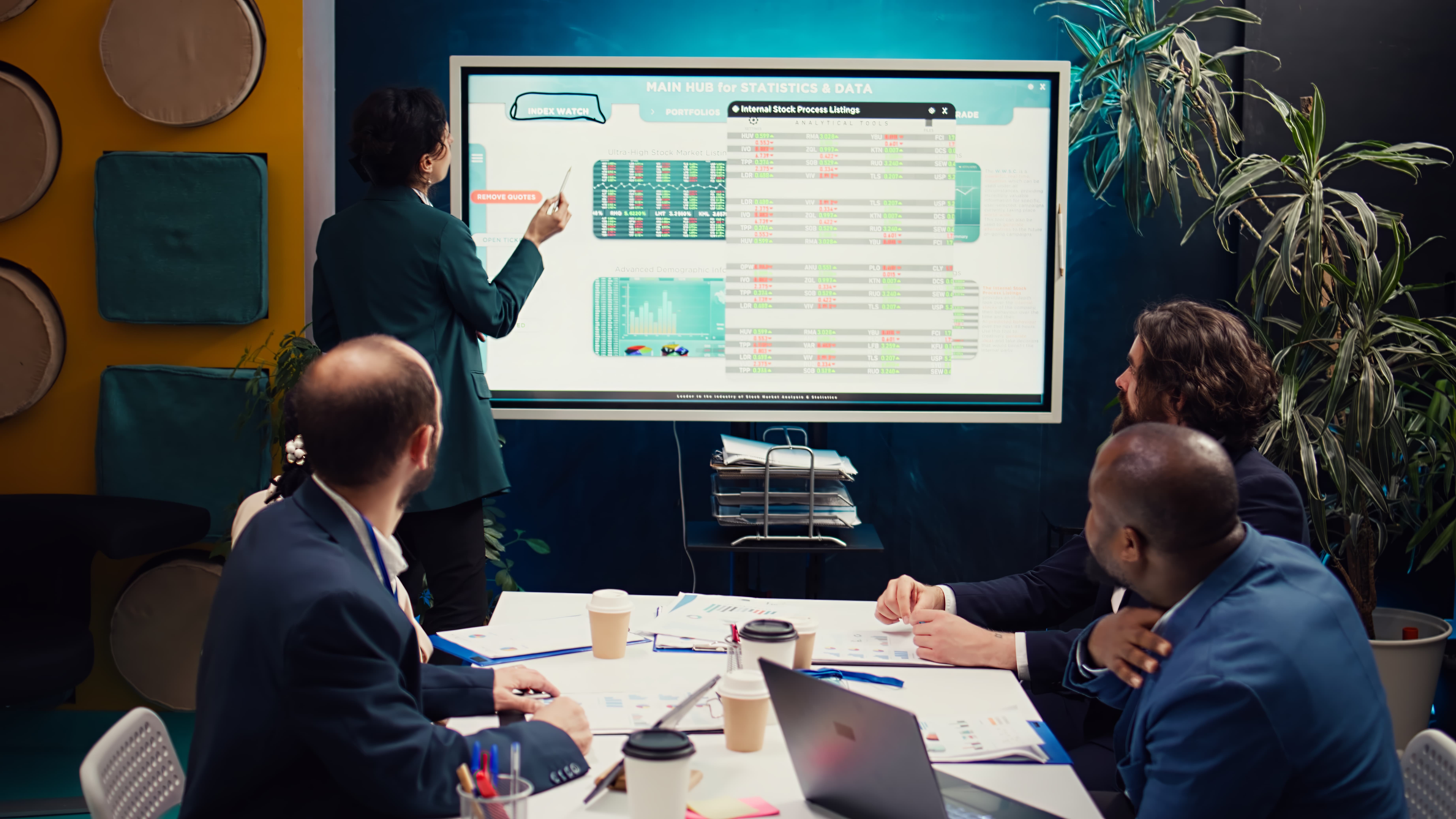 Business presentations and pitch decks